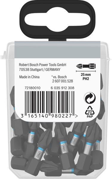 PRO Phillips Impact Bit, PH2, 25 mm, Display, 10 x 25-tlg Produktbild img3 L