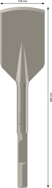 PRO HEX 28 Asphaltschneider, 125 x 500&nbsp;mm Produktbild img3 L