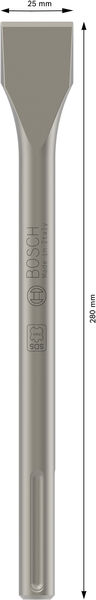 PRO SDS max-4C Flachmeißel-Set, 25&nbsp;x&nbsp;280&nbsp;mm, 10-tlg. Produktbild img4 L
