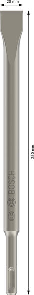 PRO SDS plus-4C Flachmeißelset, 20&nbsp;x&nbsp;250&nbsp;mm, 10-tlg. Produktbild img4 L
