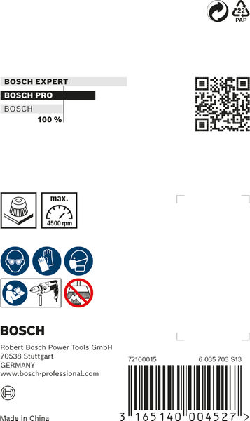 PRO&nbsp;Metal clean Topfbürste, zylindrischer Schaft, 70 x 0,2&nbsp;mm Produktbild img3 L
