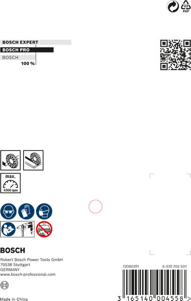 PRO Metal clean Scheibenbürste, zylindrischer Schaft, 100 x 0,2&nbsp;mm Produktbild img3 L