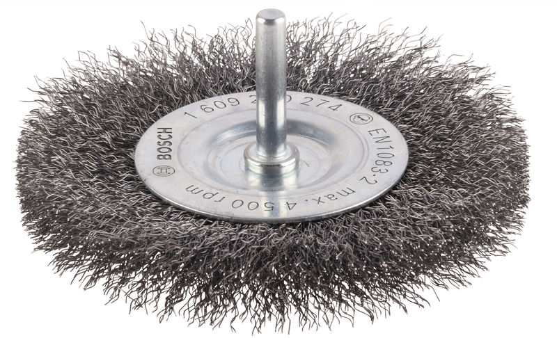 PRO Metal clean Scheibenbürste, zylindrischer Schaft, 100 x 0,2&nbsp;mm Produktbild img1 L