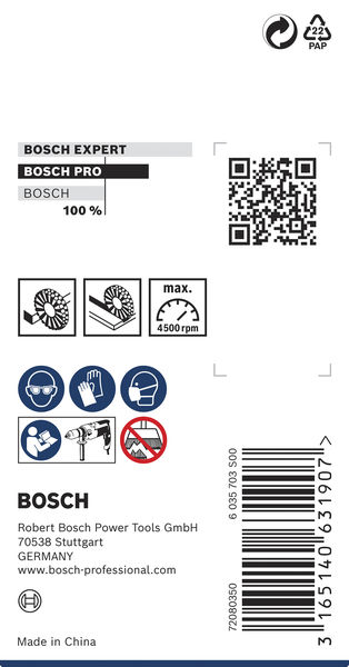 PRO Metal clean Scheibenbürste, gerader Schaft, 30 x 0,2&nbsp;mm Produktbild img3 L