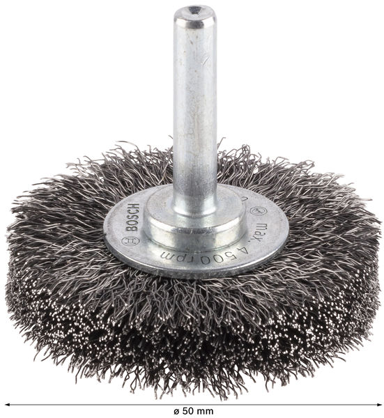 PRO Metal clean Scheibenbürste, gerader Schaft, 50 x 0,2&nbsp;mm Produktbild img4 L