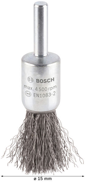 PRO Metal clean Topfbürste, gerader Schaft, 15 x 0,2&nbsp;mm Produktbild img4 L