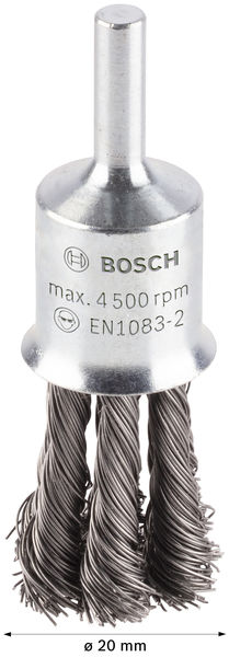 PRO Metal heavy Pinselbürste, gerader Schaft, 19 x 0,35&nbsp;mm Produktbild img4 L