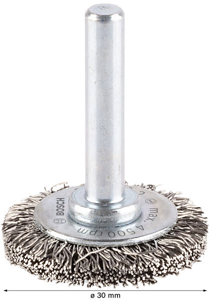 PRO Stainless Steel clean Scheibenbürste, gerader Schaft, 30 x 0.3&nbsp;mm Produktbild img4 L