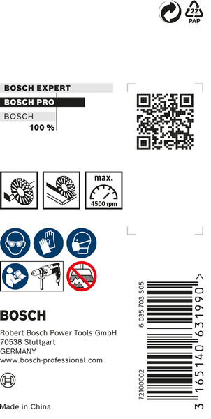 PRO Stainless Steel clean Scheibenbürste, gerader Schaft, 30 x 0.3&nbsp;mm Produktbild img3 L