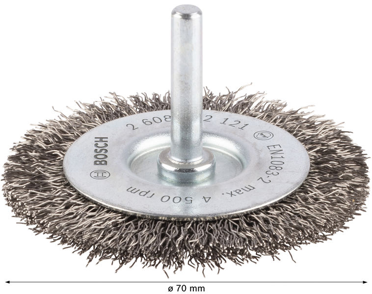 PRO Stainless Steel clean Scheibenbürste, gerader Schaft, 70 x 0,3&nbsp;mm Produktbild img4 L