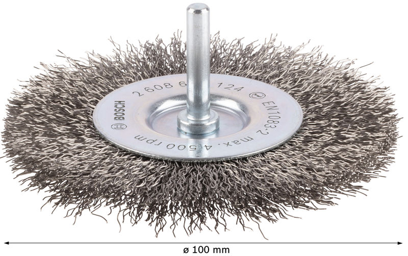 PRO Stainless Steel clean Scheibenbürste, gerader Schaft, 100 x 0,3&nbsp;mm Produktbild img4 L