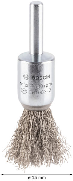 PRO Stainless Steel clean Pinselbürste, gerader Schaft, 15 x 0,2&nbsp;mm Produktbild img4 L