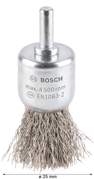 PRO Stainless Steel clean Pinselbürste, gerader Schaft, 25 x 0,3 mm Produktbild img4 L
