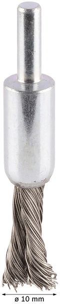 PRO Stainless Steel heavy Pinselbürste, gerader Schaft, 10 x 0,35&nbsp;mm Produktbild img4 L