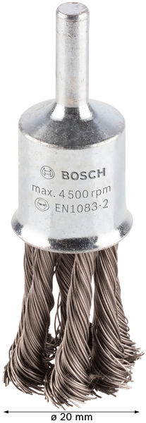 PRO Stainless Steel heavy Pinselbürste, gerader Schaft, 19 x 0,35&nbsp;mm Produktbild img4 L