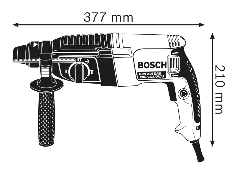 Bohrhammer mit SDS plus GBH 2-26 mit L-BOXX Produktbild img3 L