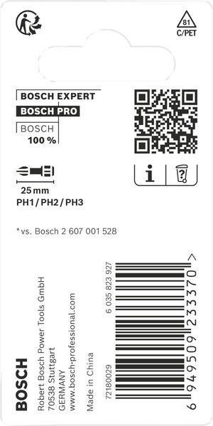 PRO PH Impact Bit Set, 25 mm, 3-tlg Produktbild img4 L