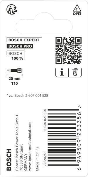 PRO Torx Impact Bit, T10, 25&nbsp;mm, 2-tlg. Produktbild img4 L