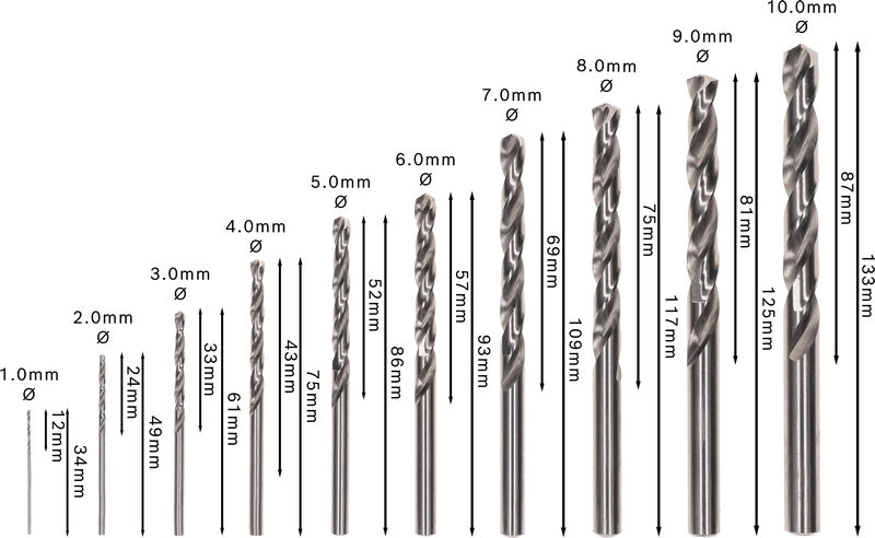 PRO Metal HSS-G Spiralbohrer Set, 10-tlg. Produktbild img5 L