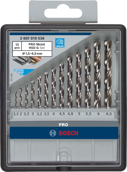PRO Metal HSS-G Spiralbohrer Set, 13-tlg. Produktbild img3 L