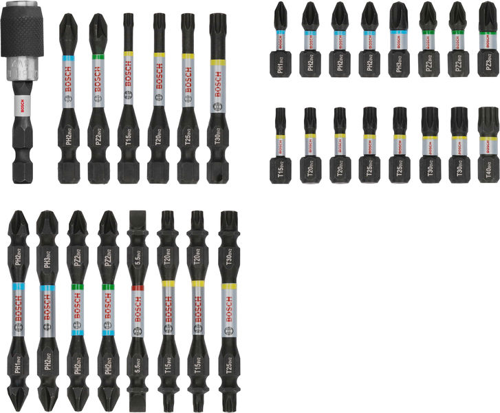 PRO&nbsp;Impact Bit Set, Display, 6 x 31-tlg Produktbild img1 L