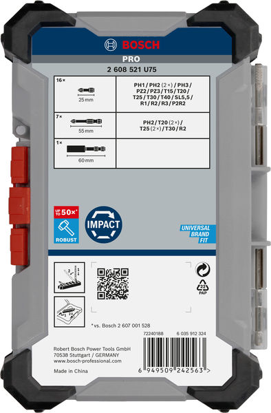 PRO Impact Schrauberbit Set, 24-tlg. Produktbild img4 L