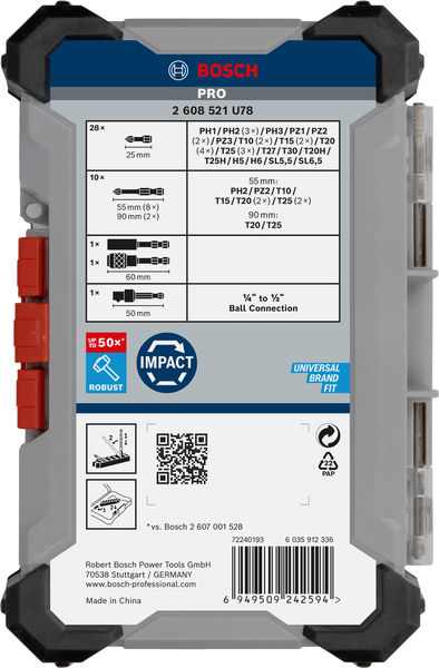 PRO Impact Schrauberbit Set, 41-tlg. Produktbild img4 L