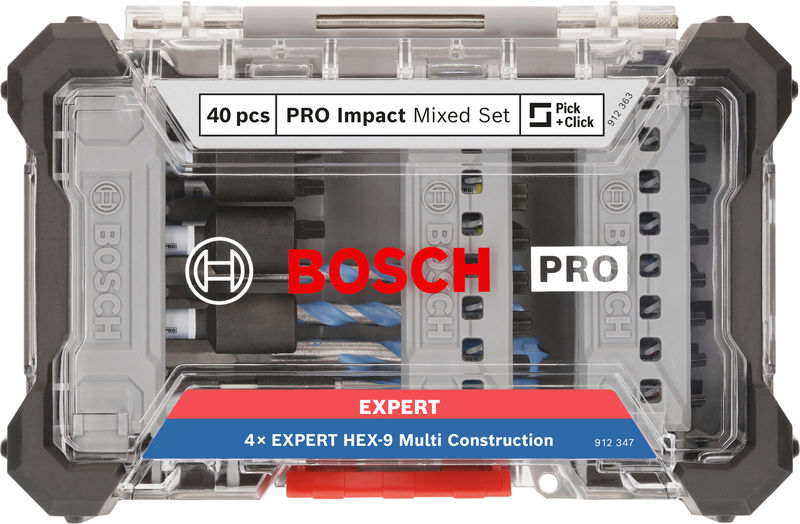 PRO Impact Schrauberbits und Multi Construction Bohrer Set, 40-tlg. Produktbild img3 L
