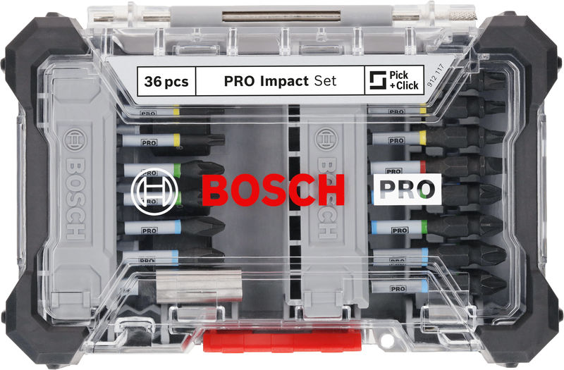 PRO Impact Schrauberbit Set, mit Aufsteller, 6 x 36-tlg Produktbild img3 L