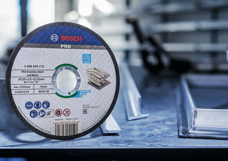 PRO&nbsp;Stainless Steel and Metal Trennscheibe, 115 x 1,6 x 22,23&nbsp;mm, gerade. Produktbild img11 L