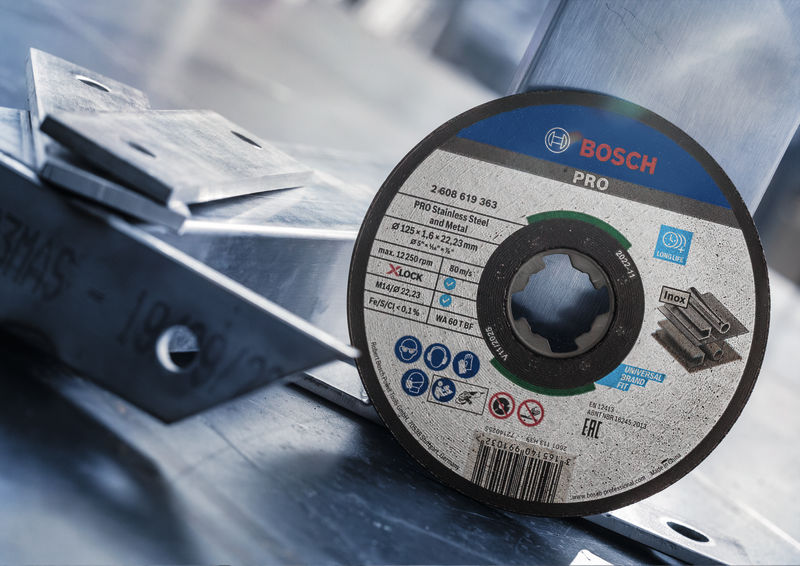PRO Stainless Steel and Metal X-Lock Trennscheibe, 115&nbsp;x&nbsp;1.6&nbsp;x&nbsp;22.23&nbsp;mm, gerade Produktbild img7 L
