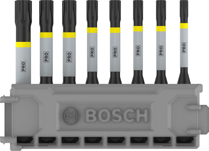PRO Torx Impact Bit Set, T15; T20(x2); T25(x2); T30(x2); T40, 55&nbsp;mm, 8-tlg. Produktbild img2 L