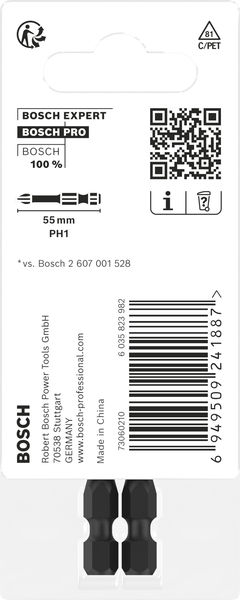 PRO Phillips Impact Bit, PH1, 55&nbsp;mm, 2-tlg. Produktbild img4 L