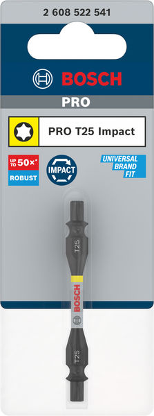 PRO Impact Schrauberbit mit Doppelklingen und Pick and Click-Einsätzen, T25,65mm Produktbild img3 L