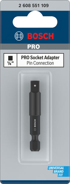 PRO Socket Adapter mit Stiftverbindung, 1/4", 50&nbsp;mm Produktbild img3 L