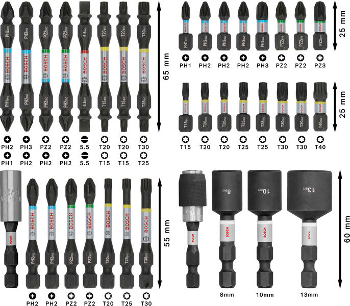 PRO Impact Schrauberbit Set, 36-tlg. Produktbild img5 L