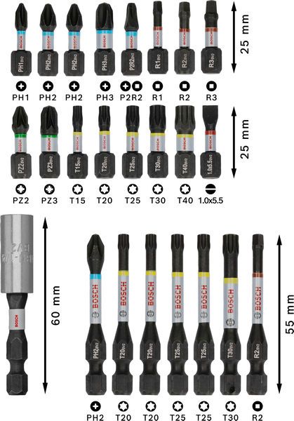 PRO Impact Schrauberbit Set, 24-tlg. Produktbild img5 L