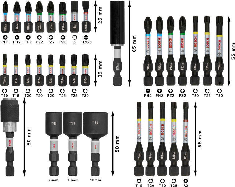 PRO Impact Schrauberbit Set, 33-tlg. Produktbild img5 L