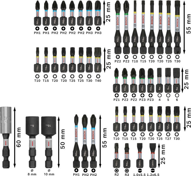 PRO Impact Schrauberbit Set, 50-tlg. Produktbild img5 L