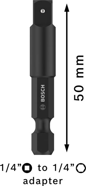 PRO Socket Adapter mit Stiftverbindung, 1/4", 50&nbsp;mm Produktbild img5 L