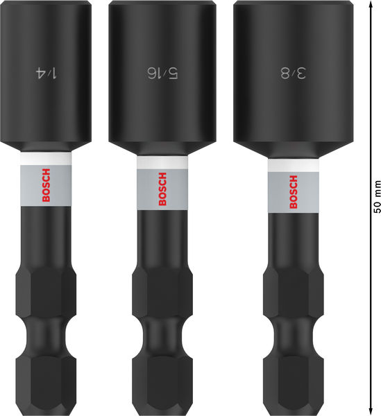 PRO Nutsetter Impact Set , 1/4" x 50 mm, 5/16" x 50 mm, 3/8" x 50 mm, 3-tlg. Produktbild img5 L
