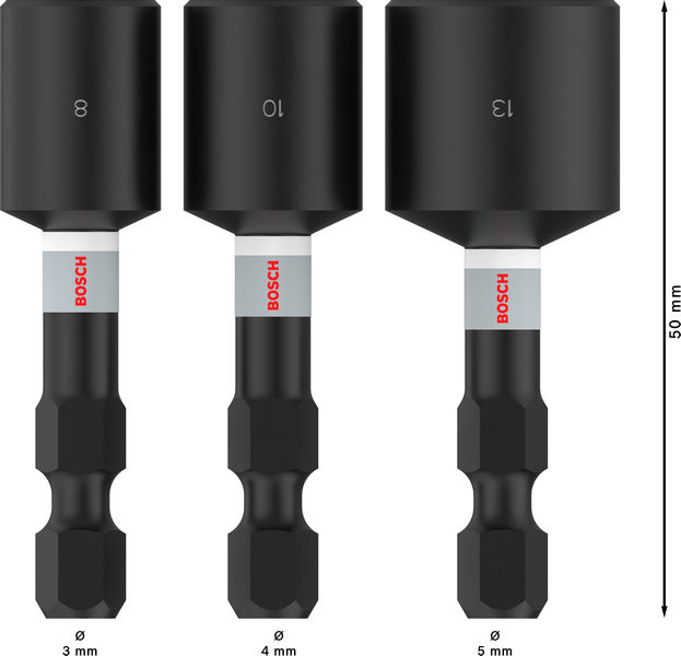 PRO Nutsetter Impact Set, 8&nbsp;x&nbsp;50, 10&nbsp;x&nbsp;50, 13&nbsp;x&nbsp;50&nbsp;mm, 3-tlg. Produktbild img5 L
