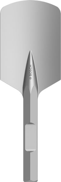 PRO HEX 28-4C Spatmeißel, gerundet, 135 x 400&nbsp;mm Produktbild img1 L