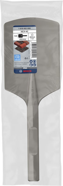 PRO HEX 28-4C Spatmeißel, gerundet, 135 x 400&nbsp;mm Produktbild img2 L
