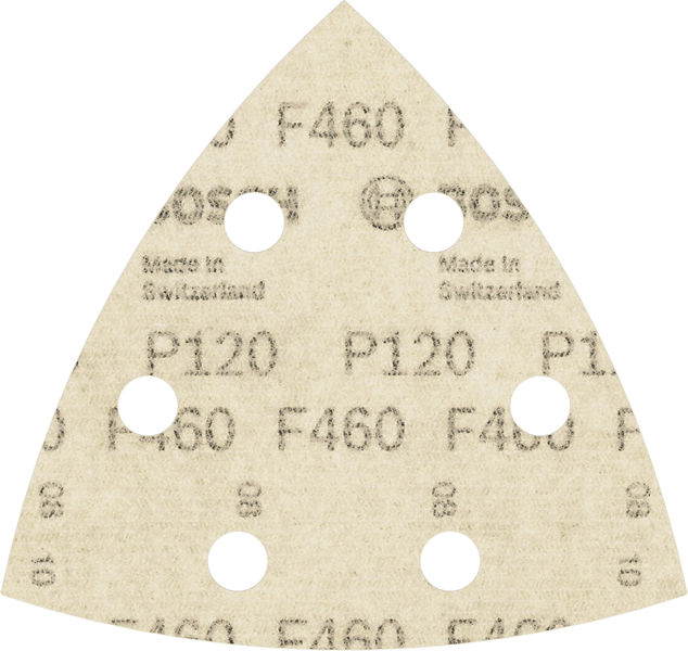 PRO F460 Schleifblatt, 93&nbsp;x&nbsp;93&nbsp;mm; G120, 5-tlg. Produktbild img2 L