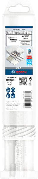 PRO SDS plus-4C Meißel- und Bohrersatz, 5-tlg Produktbild img2 L