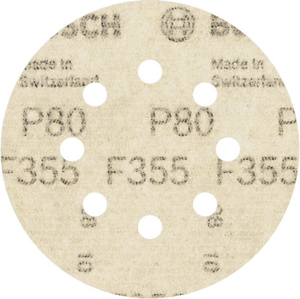 PRO F355 Schleifblatt, 125&nbsp;mm, 80, 5-tlg. Produktbild img2 L