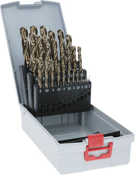 PRO Stainless Steel HSS-Co Spiralbohrer-Set, 25-tlg. Produktbild img2 L