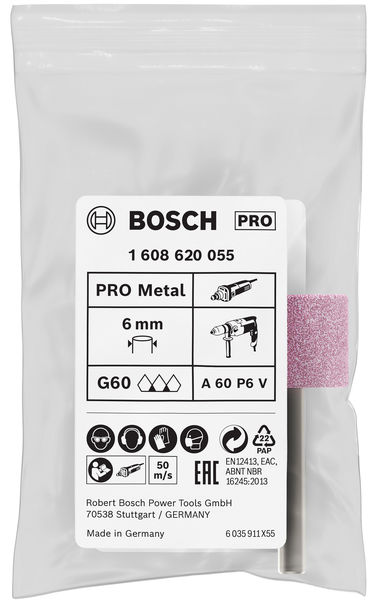 PRO Steel Schleifstiftset, 25&nbsp;x&nbsp;20&nbsp;mm, G60, zylindrisch Produktbild img2 L