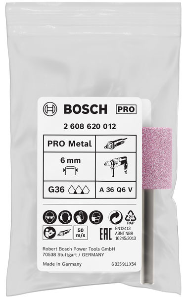 PRO Steel Schleifstiftset, 20&nbsp;x&nbsp;26&nbsp;mm, G60, zylindrisch Produktbild img2 L